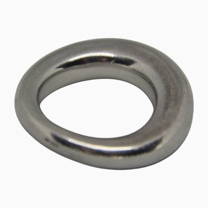 Minimalist Sterling Silver Ring from Christofle, France, 2000s