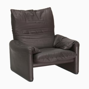 Fauteuil Maralunga attribué à Vico Magistretti pour Cassina, 1970s