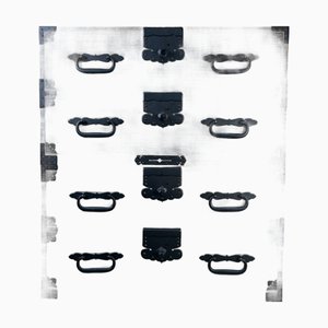 Two-Piece Japanese Kimono Chest Ishō-Dansu, 1990s, Set of 2