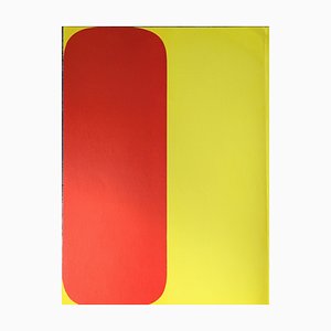 Ellsworth Kelly, Red and Yellow, 1964, Color Lithograph