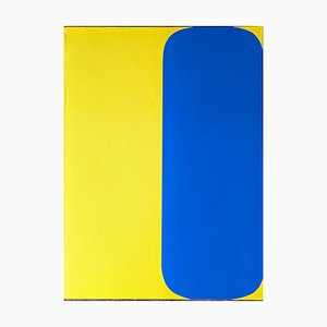 Ellsworth Kelly, Yellow and Blue, 1964, Color Lithograph