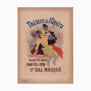 J. Chéret, Théâtre de l'Opéra from Les Maîtres de L'Affiche, 1898, Original Lithograph