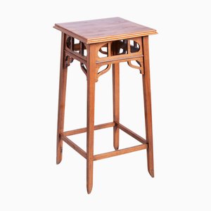 Art Nouveau Pedestal in Walnut, 1900s