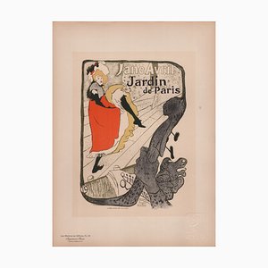 Henri de Toulouse-Lautrec, Jane Avril aus Les Maîtres de L'Affiche, 1898, Original Lithographie