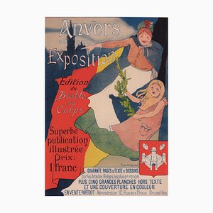 Henri Evenepoel, Anvers et son Exposition from Les Maîtres de L'Affiche, 1898, Original Lithograph