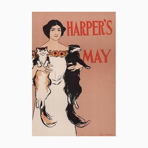 Edward Penfield, Harper's May from Les Maîtres de L'Affiche, 1898, Original Lithograph