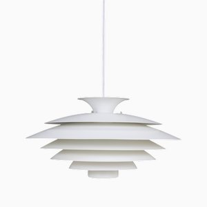 Große dänische Form-Light Hängelampe, 1970er
