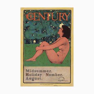 Maxfield Parrish, The Century from Les Maîtres de L'Affiche, 1898, Original Lithograph