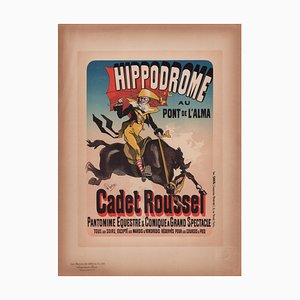 J. Chéret, Hippodrome from Les Maîtres de L'Affiche, 1898, Original Lithograph