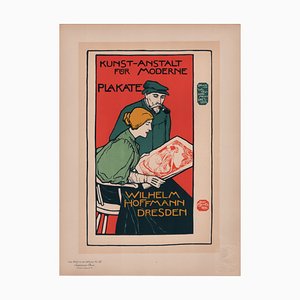 Otto Fischer, Kunst-Anstalt für Moderne from Les Maîtres de L'Affiche, 1898, Original Lithograph
