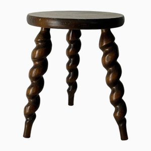 Vintage Stool by Charles Dudouyt, 1940