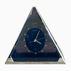 Pyramid Quartz Clock by Seiko, Japan, 1980s