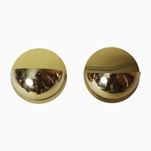 Mid-Century Modern Brass Wall Lights by Cosack, Set of 2