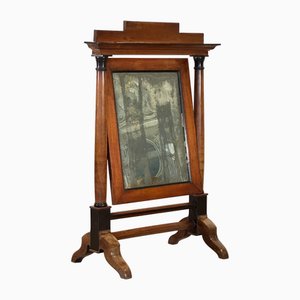 Empire Style Psyche Mirror in Cherry Wood