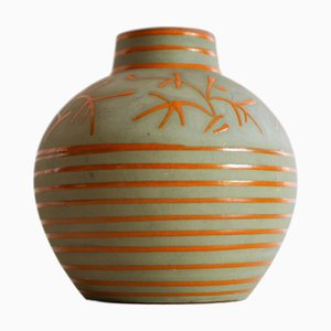 Mid-Century Modern Skandinavische Keramikvase, 1940er