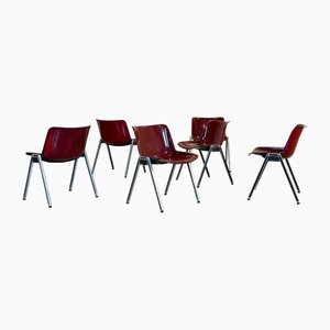 Modus Stühle von Osvaldo Borsani für Tecno, 1980er, 6er Set