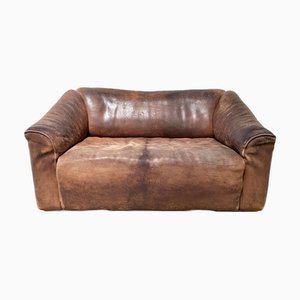 DS47 Ledersofa von de Sede, 1970er