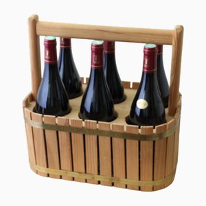 Weinflaschenhalter aus Holz, 2010er