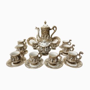 Servizio da caffè di R. Capodimonte, anni '60, set di 12
