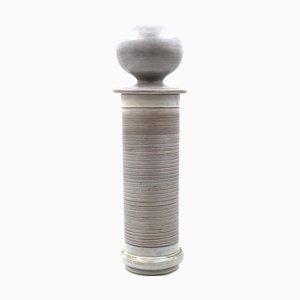 Mid-Century Modern Gres Vase von Franco Bucci, 1970