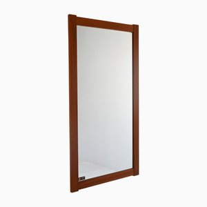 Vintage Scandinavian Teak Mirror, 1960s