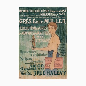Alexandre Charpentier, Grès Émile Muller from Les Maîtres de L'Affiche, 1898