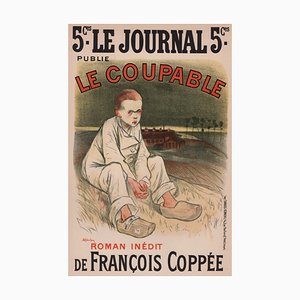 T. A. Steinlen, Le Coupable from Les Maîtres de L'Affiche, 1898, Original Lithograph