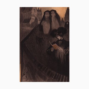 Georges de Feure, Reader from Les Maîtres de L'Affiche, 1898