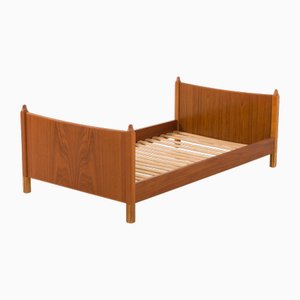 Dänisches Vintage Teak Kinderbett, 1960er