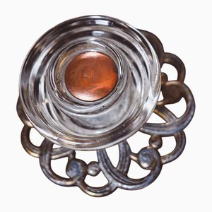 Art Deco Clear Glass Knob, 1920s