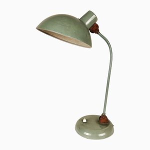 Vintage Industrial Lamp in Green Metal, 1950s