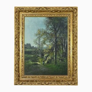 The Edge of the Woods, Late 19th Century, Oil on Canvas