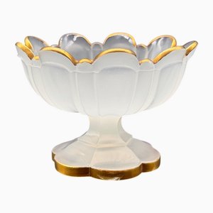 Confiturier Napoléon III en Opaline Blanche