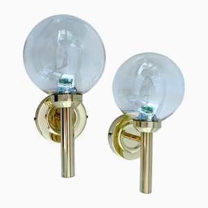 Vintage Glass Sconces from Abo Randers, 1960s, Set of 2
