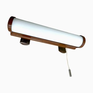 Art Deco Lampe aus Bakelit und Glas, 1940er