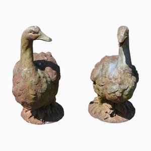 Cast Iron Ducks, 20th Century, Set of 2