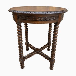 Side Table with Turned Legs, 1920s