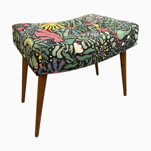 Mid-Century Fabric Stool, 1970s