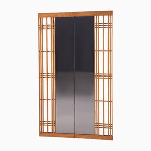 Vintage Geometric Italian Wall Mirror, 1970