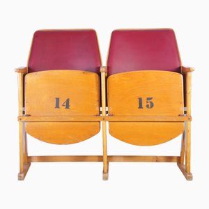Panca da cinema vintage di Ton, anni '60