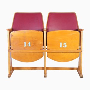 Panca da cinema vintage di Ton, anni '60