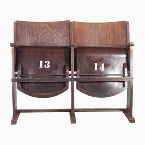 Vintage Cinema Bench from Ton, 1960s