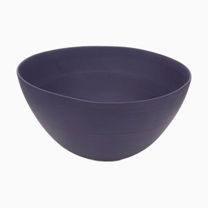 Cuenco con pieza central de porcelana de Rina Menardi, Italia, años 90