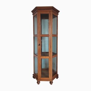Vetrina vintage in teak, anni '80