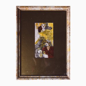 Hado Lyria, Trepando una torre en primavera, años 70, Técnica mixta