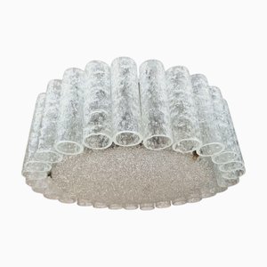 Plafonnier Tube en Verre, 1960s