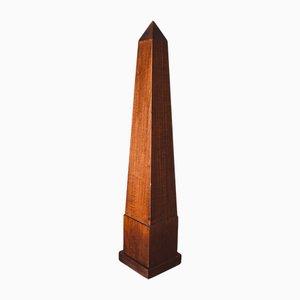 19th Century Handcrafted Wooden Obelisk