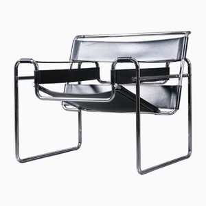 Sedia Wassily vintage di Marcel Breuer per Gavina