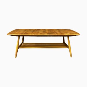 Tavolino da caffè Windsor nr. 459 in olmo chiaro di Lucian Ercolani per Ercol, anni '60