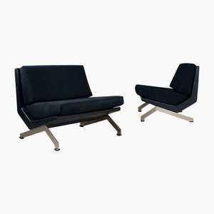 Alessandra Lounge Chairs by Gianni Moscatelli for Formanova, 1980s, Set of 2